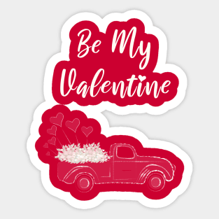 Be My Valentine - Valentine´s Day Gift Sticker
